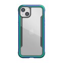 X-Doria Raptic Shield - Etui aluminiowe iPhone 14 Plus (Drop-Tested 3m) (Iridescent)