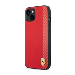 Ferrari Carbon - Etui iPhone 14 Plus (Czerwony)