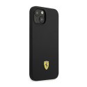 Ferrari Silicone Metal Logo - Etui iPhone 14 Plus (czarny)