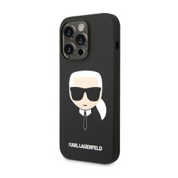 Karl Lagerfeld Silicone Ikonik Karl`s Head - Etui iPhone 14 Pro Max (czarny)