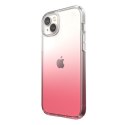 Speck Presidio Perfect-Clear + Ombre - Etui iPhone 15 Plus / 14 Plus z powłoką MICROBAN (Clear / Vintage Rose Fade)