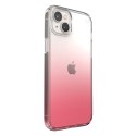 Speck Presidio Perfect-Clear + Ombre - Etui iPhone 15 Plus / 14 Plus z powłoką MICROBAN (Clear / Vintage Rose Fade)