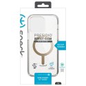 Speck Presidio Perfect-Clear with Glitter + MagSafe - Etui iPhone 15 Plus / 14 Plus z powłoką MICROBAN (Clear / Gold Glitter)