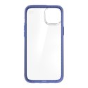 Speck Presidio Perfect-Clear with Impact Geometry - Etui iPhone 15 Plus / 14 Plus z powłoką MICROBAN (Clear / Grounded Purple)