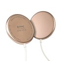 Crong MagSpot Wireless Charger - Aluminiowa ładowarka indukcyjna MagSafe 15W (Gold)