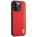 Ferrari Carbon - Etui iPhone 14 Pro (Czerwony)