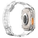 Spigen Rugged Armor Pro - Pasek z obudową do Apple Watch Ultra 49 mm (Przezroczysty)