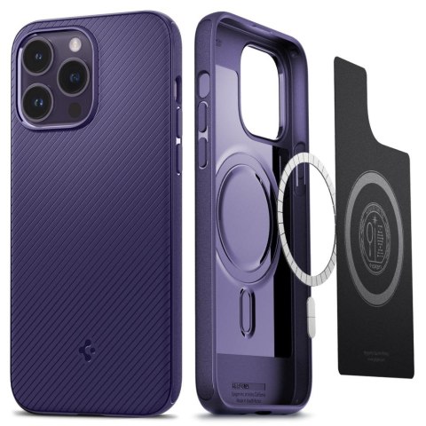 Spigen Mag Armor - Etui do iPhone 14 Pro Max (fioletowy)