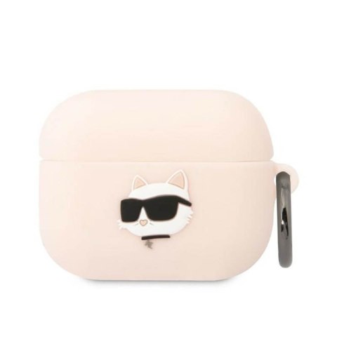 Karl Lagerfeld Silicone NFT Choupette Head 3D - Etui AirPods Pro (różowy)