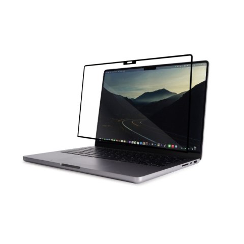 Moshi iVisor XT - Folia ochronna na ekran MacBook Pro 14" (M3/M2/M1/2023-2021) (czarna ramka)