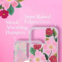 Rifle Paper Clear - Etui iPhone 14 / iPhone 13 zdobione złotem (Rose Garden)