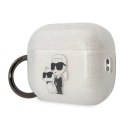 Karl Lagerfeld Glitter NFT Karl & Choupette - Etui AirPods Pro 2 (przezroczysty)