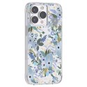 Rifle Paper Clear - Etui iPhone 14 Pro Max (Garden Party Blue)