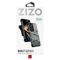 ZIZO BOLT Series - Pancerne etui Samsung Galaxy S23 ze szkłem 9H na ekran + uchwyt z podstawką (szary)