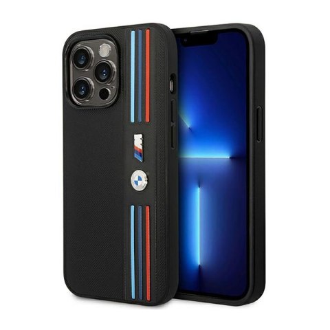 BMW Tricolor M Collection - Etui iPhone 14 Pro (czarny)