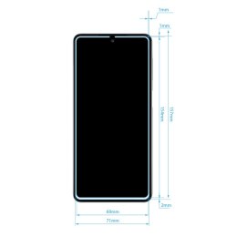 Crong 7D Nano Flexible Glass - Szkło hybrydowe 9H na cały ekran Samsung Galaxy M52 5G