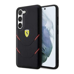 Ferrari Hot Stamp Lines - Etui Samsung Galaxy S23+ (czarny)