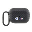 BMW Carbon Double Metal Logo - Etui AirPods Pro 2 (Czarny)