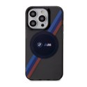 BMW Tricolor Stripes MagSafe - Etui iPhone 14 Pro Max (Szary)