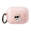 Karl Lagerfeld NFT Ikonik Choupette Head - Etui AirPods Pro 2 (różowy)