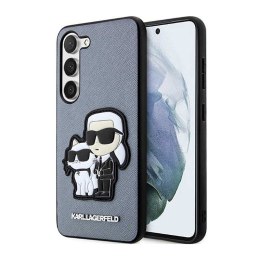 Karl Lagerfeld NFT Saffiano Karl & Choupette - Etui Samsung Galaxy S23+ (szary)