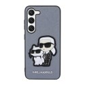 Karl Lagerfeld NFT Saffiano Karl & Choupette - Etui Samsung Galaxy S23+ (szary)