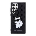 Karl Lagerfeld NFT Saffiano Monogram Choupette - Etui Samsung Galaxy S23 Ultra (czarny)