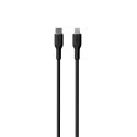 PURO ICON Soft Cable - Kabel USB-C do Lightning certyfikat MFi 1.5 m (Black)