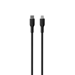 PURO ICON Soft Cable - Kabel USB-C do Lightning certyfikat MFi 1.5 m (Black)