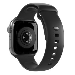 PURO ICON - Elastyczny pasek do Apple Watch 38/40/41 mm (S/M & M/L) (Black)