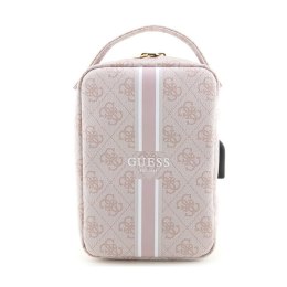 Guess 4G Printed Stripes Travel Universal Bag - Organizer na akcesoria (Różowy)