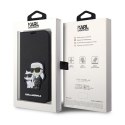 Karl Lagerfeld Booktype NFT Saffiano Karl & Choupette - Etui iPhone 14 Pro Max (Czarny)