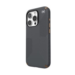 Speck Presidio2 Grip - Etui iPhone 15 Pro (Charcoal Grey / Cool Bronze / White)