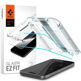 Spigen GLAS.TR EZ FIT 2-Pack - Szkło hartowane do iPhone 15 / iPhone 16 2 szt