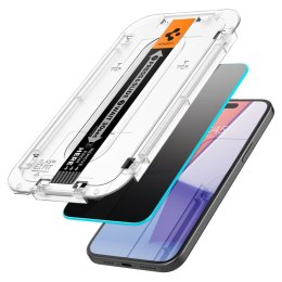 Spigen GLAS.TR EZ FIT Privacy 2-Pack - Szkło hartowane z filtrem prywatyzującym do iPhone 15 Plus / 16 Plus 2 szt