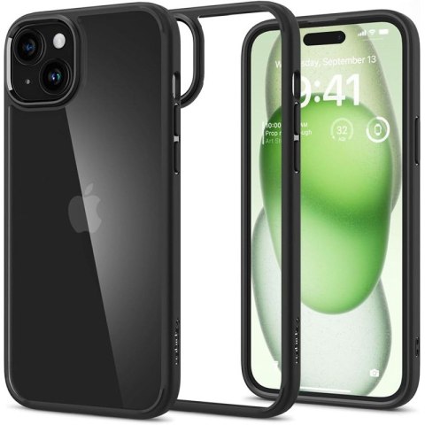 Spigen Ultra Hybrid - Etui do iPhone 15 Plus (Matte Black)