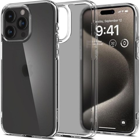 Spigen Ultra Hybrid - Etui do iPhone 15 Pro (Frost Clear)