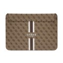 Guess 4G Printed Stripes Computer Sleeve - Etui na notebooka 14" (Brązowy)