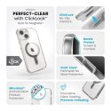 Speck Presidio Perfect-Clear ClickLock & Magsafe - Etui iPhone 15 / iPhone 14 / iPhone 13 (Clear / Chrome Finish / Serene Silver