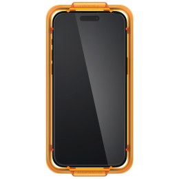 Spigen Alm Glass FC 2-Pack - Szkło hartowane do iPhone 15 Pro Max 2 szt (Czarna ramka)