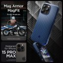 Spigen Mag Armor MagSafe - Etui do iPhone 15 Pro Max (Navy Blue)