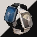 Crong Eclipse - Skórzany pasek magnetyczny Apple Watch 38/40/41/42mm (beżowy)