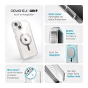 Speck Gemshell Grip + MagSafe - Etui do iPhone 15 Plus / iPhone 14 Plus (Clear / Chrome Finish)