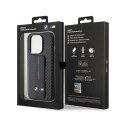 BMW Grip Stand Smooth & Carbon - Etui iPhone 15 Pro (czarny)