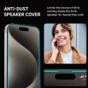 Crong Anti-Bacterial 3D Armour Glass - Szkło hartowane 9H na cały ekran iPhone 15 Pro + ramka instalacyjna