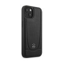 Mercedes Leather Urban Line - Etui iPhone 15 Plus (czarny)