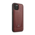 Mercedes Leather Urban Line - Etui iPhone 15 (czerwony)