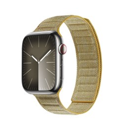 Crong Melange - Pasek magnetyczny do Apple Watch 38/40/41/42 mm (żółty melanż)