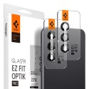 Spigen Optik Pro GLAS.TR EZ Fit Camera Protector 2-Pack - Szkło ochronne na obiektyw do Samsung Galaxy S23 FE (2 szt) (Czarny)