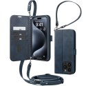 Spigen Wallet S Pro - Etui do iPhone 15 Pro (Navy)